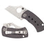 Spyderco McBee C236TIP lama Wharncliffe sabre grind CTS XHP titanio spina smerlata - dettaglio lama