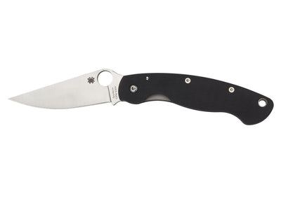 Spyderco Military C36GPE lama CPM S30V piatta, manico G-10 nero, Liner Lock Made in USA