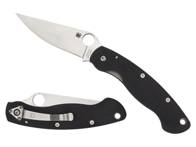 Spyderco Military C36GPE dettaglio lama CPM S30V e manico G-10 nero