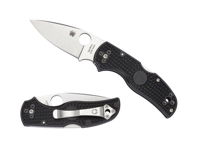 Spyderco Native 5 C41PBK5 dettaglio manico FRN nero Lightweight e meccanismo Back Lock