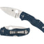 Spyderco Native 5 C41PCBL5 lama CPM SPY27 Crucible Industries FRN blu cobalto - dettaglio lama