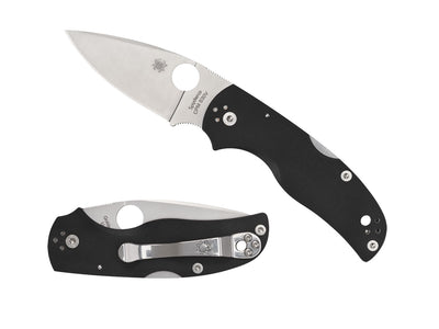 Spyderco Native 5 C41GP5 dettaglio manico G-10 distanziale e lama quinta generazione fabbricazione USA