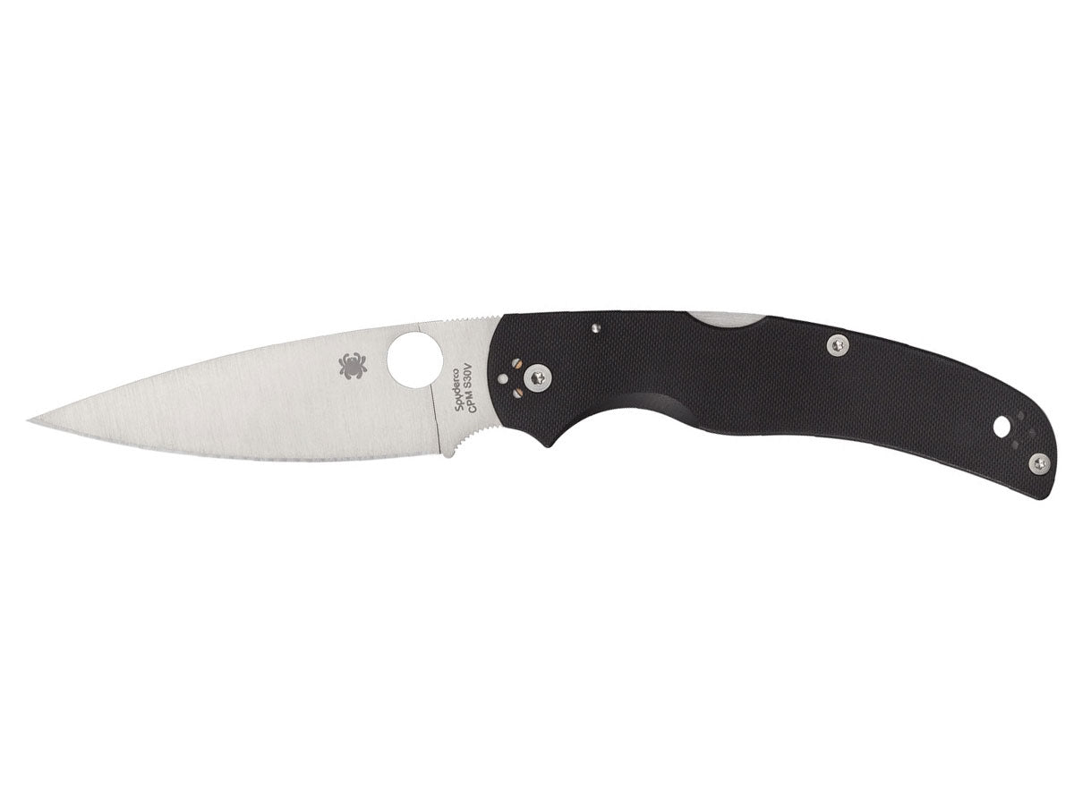 Spyderco Native Chief C244GP lama CPM S30V 10,4 cm flat grind manico G-10 nero - vista principale