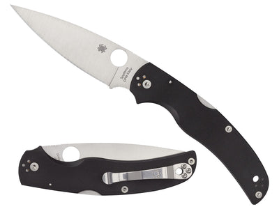 Spyderco Native Chief C244GP lama CPM S30V flat grind G-10 nero - dettaglio lama