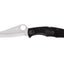 Spyderco Pacific Salt 2 C91PBK2 lama H-1 anticorrosione piatta, manico FRN nero Bi-Directional Texture