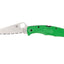 Spyderco Pacific Salt 2 C91FSGR2 lama LC200N seghettata SpyderEdge, manico FRN verde, hardware nero