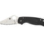 Spyderco Para 3 C223SBK lama CTS BD1N seghettata, manico FRN Bi-Directional Texture nero