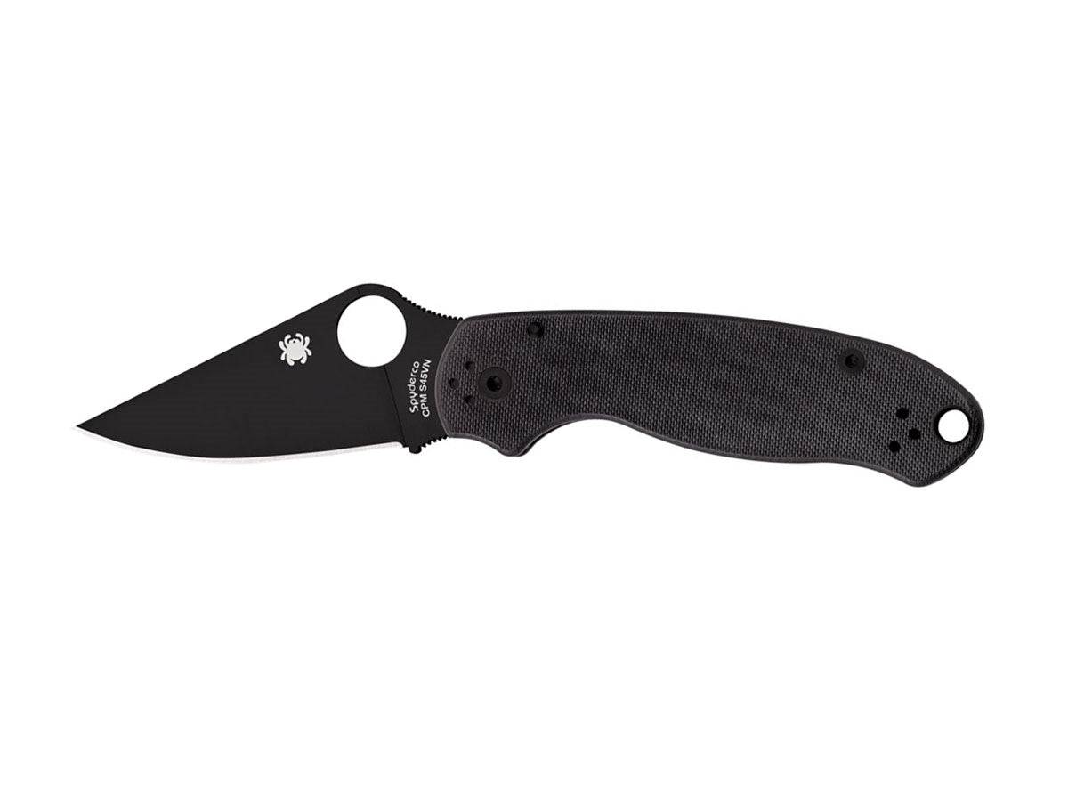 Spyderco Para 3 C223GPBK lama CPM S45VN DLC nero, manico G-10 nero, Compression Lock