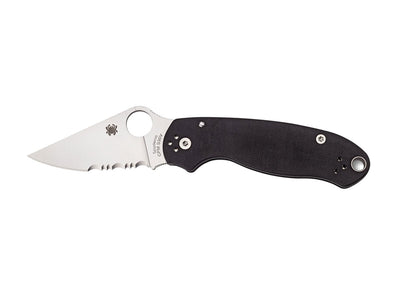 Spyderco Para 3 C223GPS lama combo CPM S45VN 3 pollici, manico G-10 nero, Compression Lock