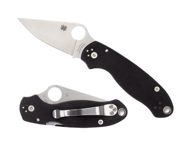 Spyderco Para 3 C223GP dettaglio lama CPM S45VN e meccanismo Compression Lock