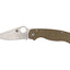 Spyderco Para Military 2 Cru-Wear Micarta Plain C81MPCW2