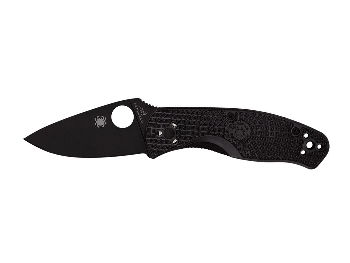 Spyderco Persistence Black Blade FRN C136PBBK lama 8Cr13MoV con rivestimento nero opaco