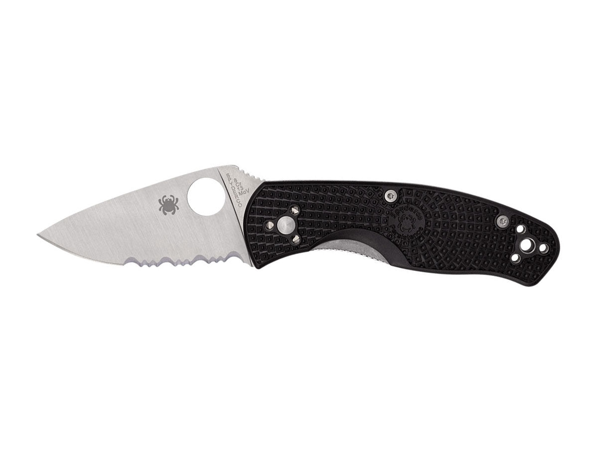 Spyderco Persistence FRN Black Combo C136PSBK manico FRN nero, lama combo seghettata