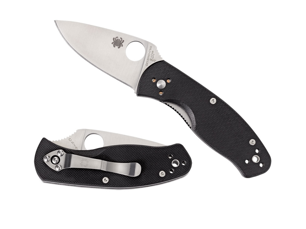 Spyderco Persistence G-10 Black C136GP Liner Lock, clip 4 posizioni ambidestra, Made in China