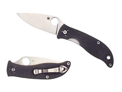 Spyderco Polestar C220GPGY Liner Lock, tagliente completo, Made in USA