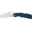 Spyderco Police 4 C07FP4K390 lama K390 completamente piatta, manico FRN blu