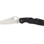 Spyderco Police 4 C07PBK4 lama VG-10 completamente piatta, manico FRN nero stampato a iniezione