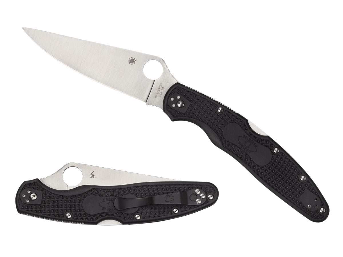 Spyderco Police 4 C07PBK4 Back Lock, apertura ambidestra, Made in Japan