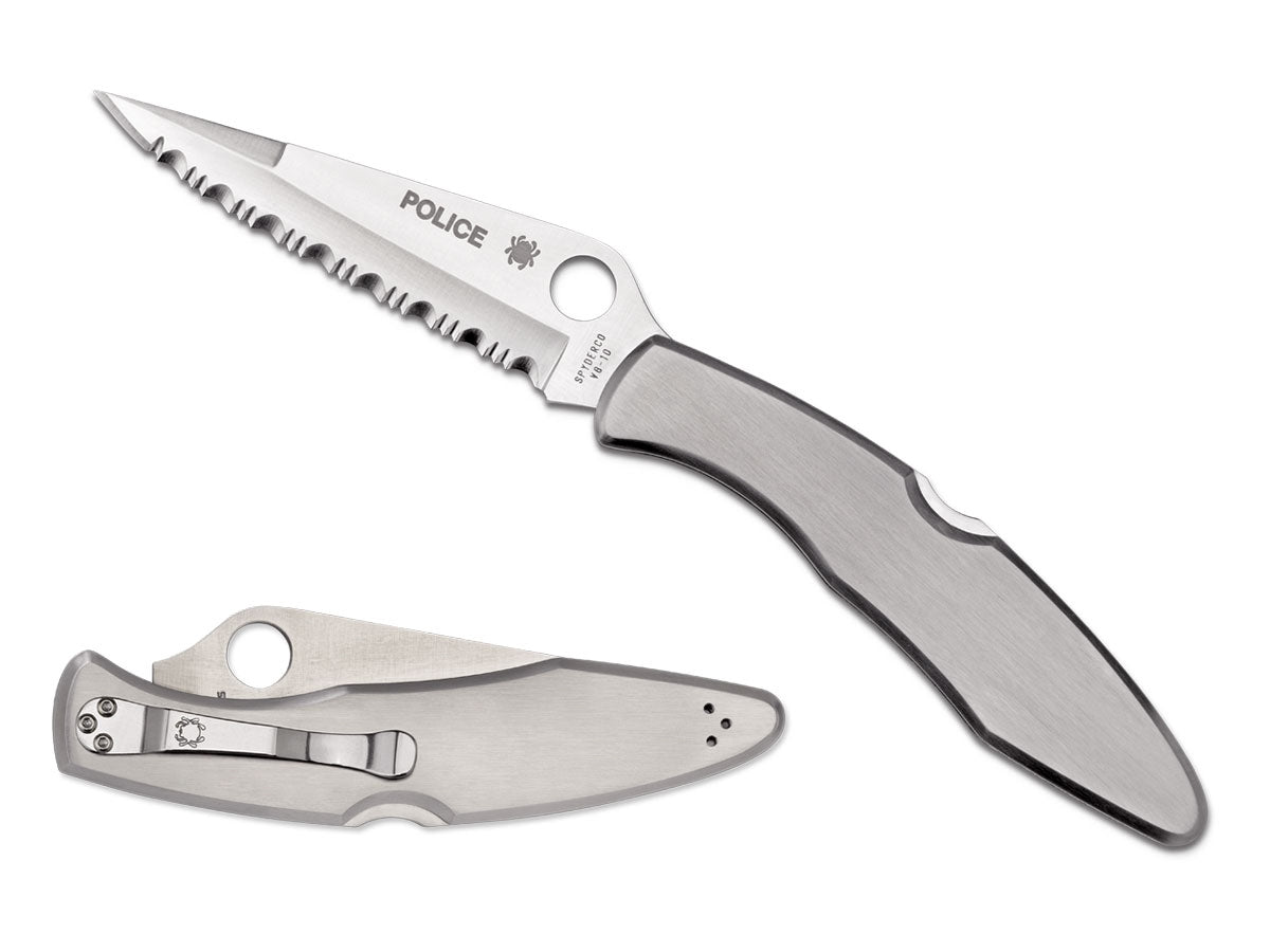 Spyderco Police C07S 159 gr, Back Lock, clip Tip-Up/Down ambidestra, Made in Japan