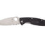 Spyderco Resilience C142PSBK manico FRN nero Bi-Directional Texture, lama combo 8Cr13MoV