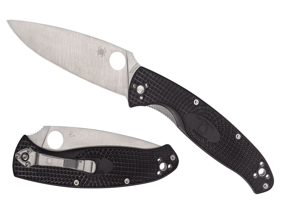 Spyderco Resilience C142PBK Liner Lock, clip 4 posizioni ambidestra, Made in China