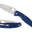 Spyderco Resilience C142PSBL Liner Lock, clip 4 posizioni ambidestra, Made in USA