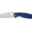 Spyderco Resilience C142PBL manico FRN blu stampato, lama CPM S35VN americana