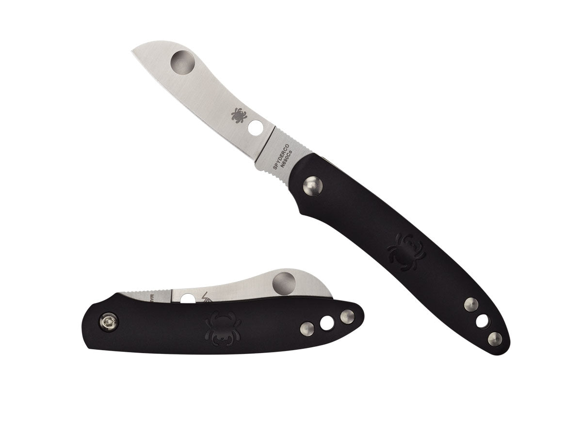 Spyderco Roadie C189PBK apertura bimanuale senza blocco, clip tascabile