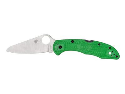 Spyderco Salt 2 C88FPGR2 lama LC200N martensitico piatta basso attrito, manico FRN verde