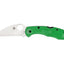Spyderco Salt 2 C88FPWCGR2 lama Wharncliffe LC200N piatta, FRN verde Bi-Directional Texture
