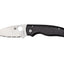 Spyderco Shaman C229GS lama CPM S30V seghettata flat grind, manico G-10 sagomato, lamine acciaio