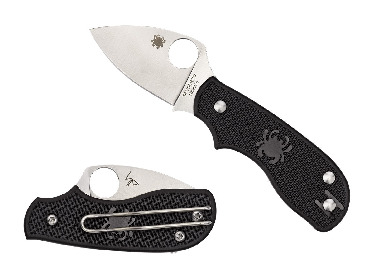 Spyderco Squeak C154PBK SLIPIT senza blocco, clip Tip-Up, Made in Italy