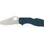 Spyderco Stretch 2 C90FP2K390 lama K390 dorso dritto flat grind, manico FRN blu Bi-Directional Texture
