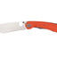 Spyderco Subvert C239GPOR lama CPM S30V piatta ampia, manico G-10 arancione