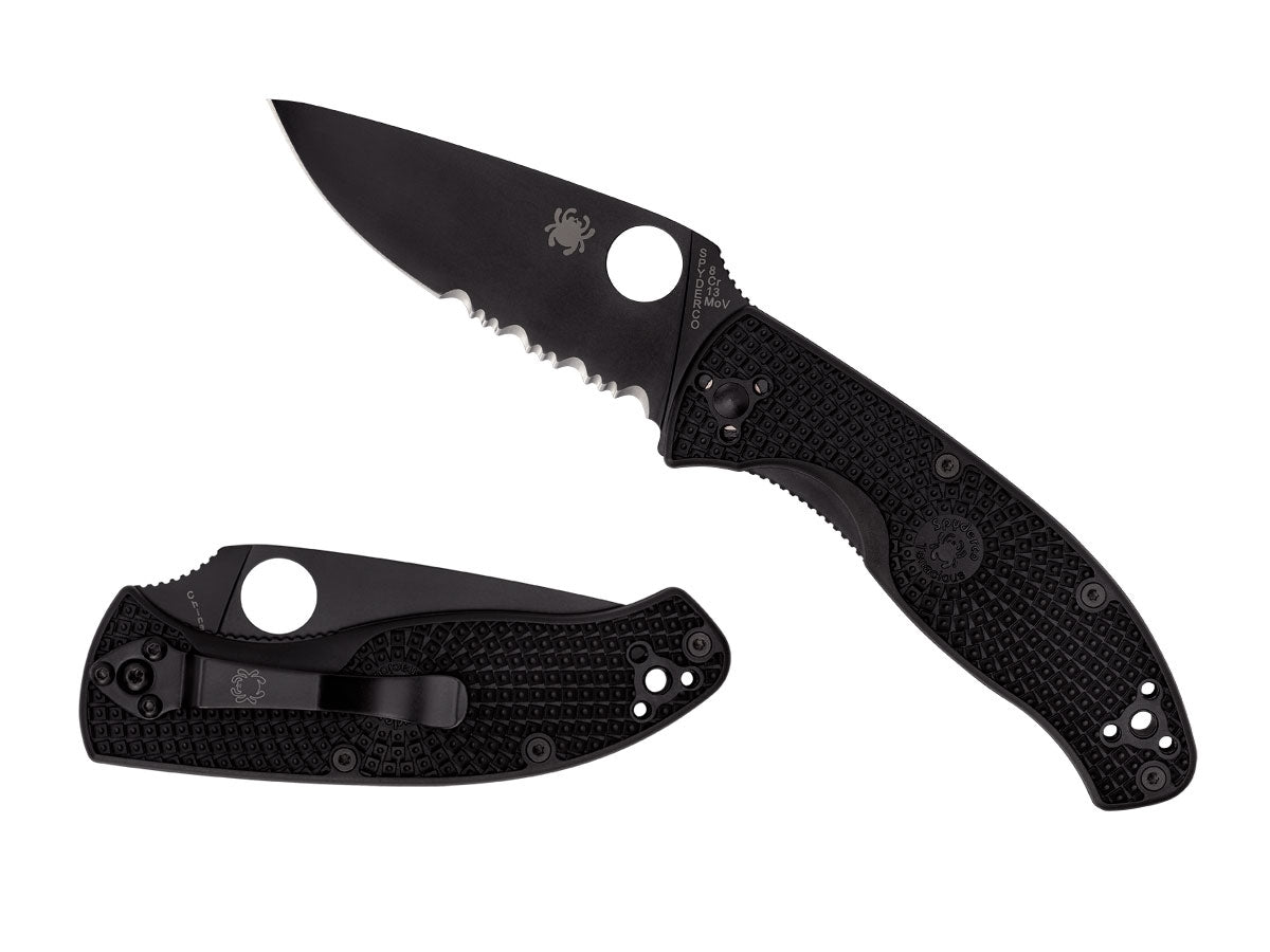 Spyderco Tenacious C122PSBBK Liner Lock, clip 4 posizioni, Made in China