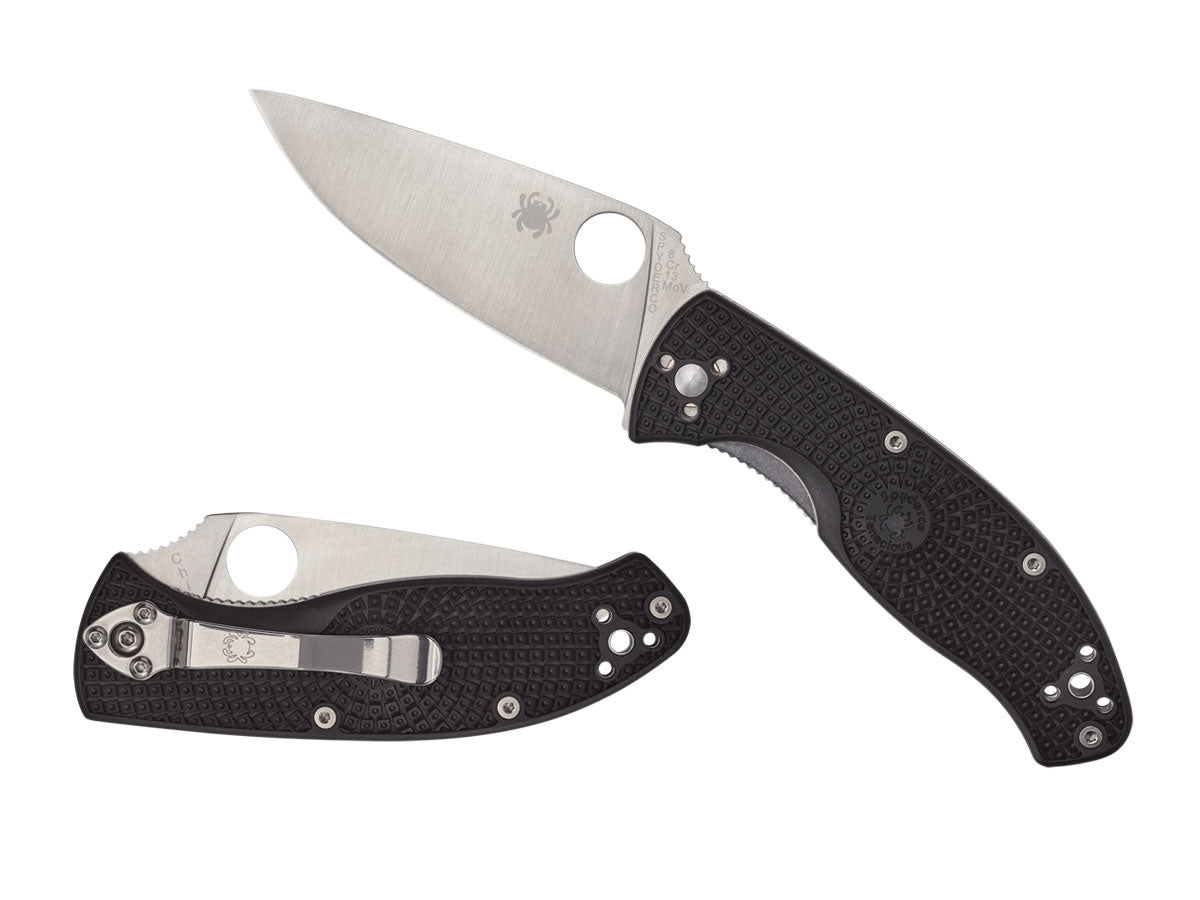 Spyderco Tenacious C122PBK Liner Lock, clip 4 posizioni ambidestra, Made in China