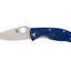 Spyderco Tenacious C122PBL manico FRN blu Bi-Directional Texture, lama S35VN americana