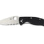 Spyderco Tenacious C122GPS lama combo 8Cr13MoV 8,6 cm, manico G-10 nero