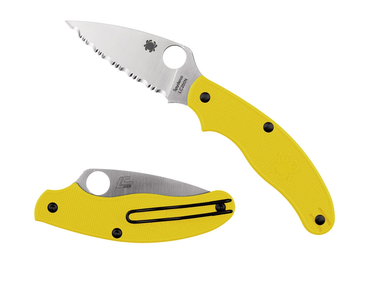 Spyderco Uk Penknife Salt Yellow Serrated C94SYL - foto 2