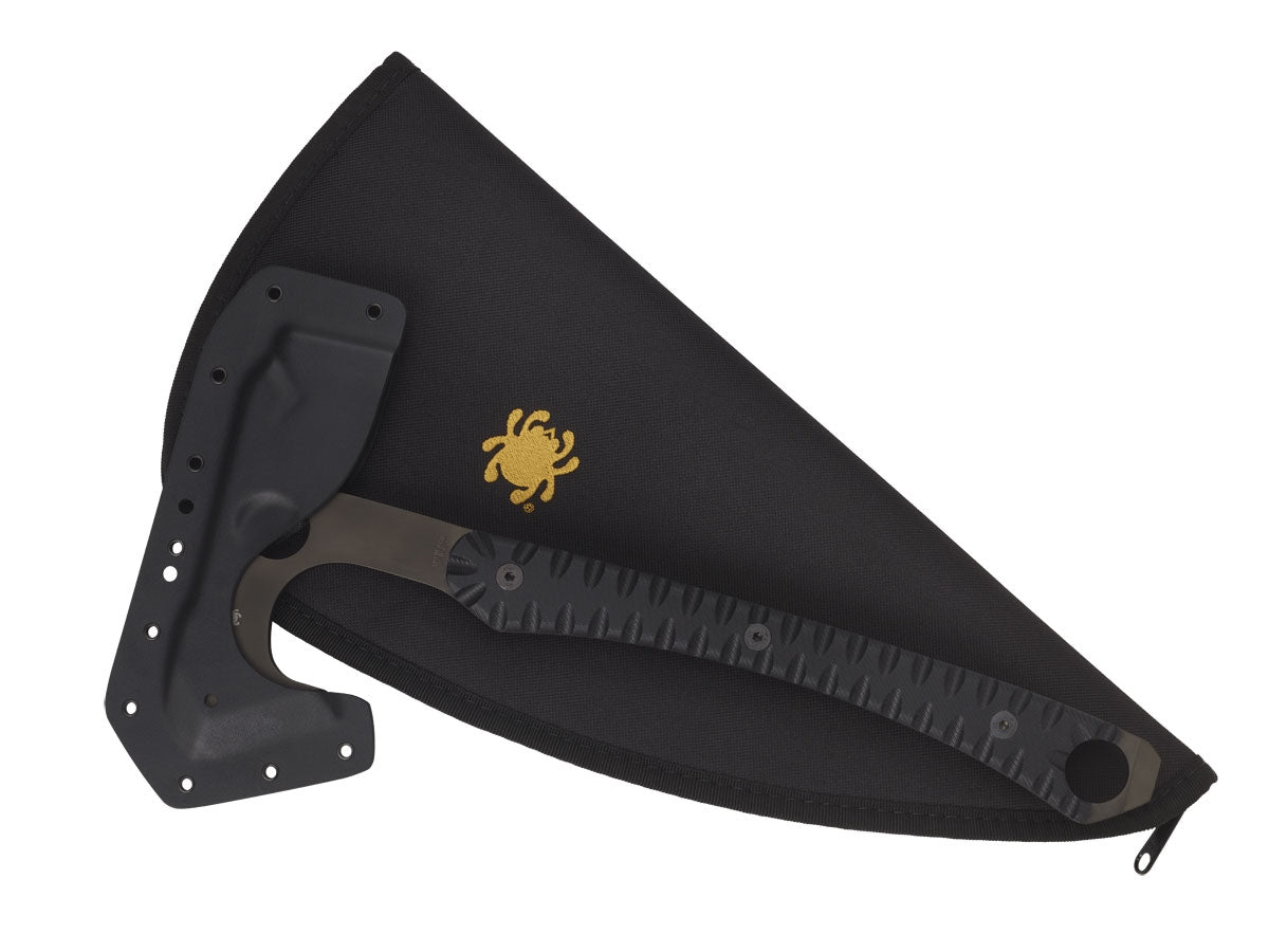 Spyderco WarriorHawk H03 lama D2 Carbon Steel 14,9 cm spessore 7,8 mm G-10 uso militare - dettaglio