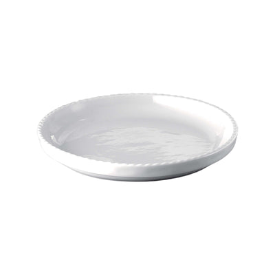 Pirofila da Forno Tonda Impilabile in Porcellana Bianca Ø 36 cm H 4,5 cm