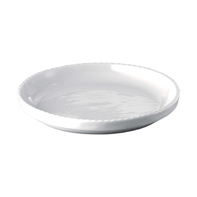 Pirofila da Forno Tonda Impilabile in Porcellana Bianca Ø 40 cm H 4,5 cm