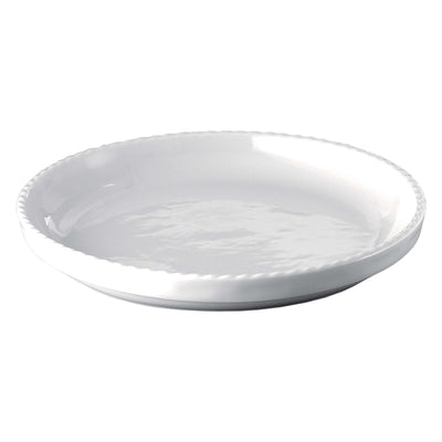 Pirofila da Forno Tonda Impilabile in Porcellana Bianca Ø 44 cm H 4,5 cm