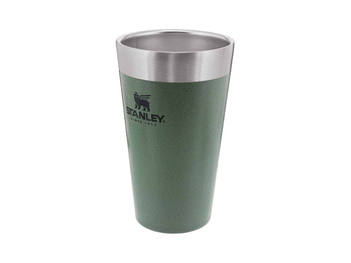 Stanley Adventure Beer Pint 470ml impilabile, freddo 4 ore, Hammertone Green