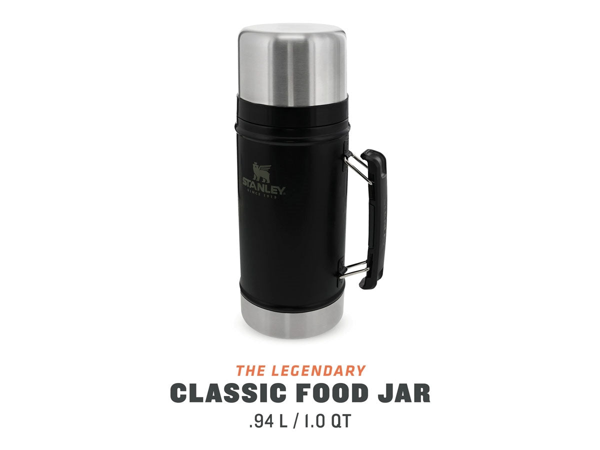 Stanley Classic Legendary Food Jar 1.0qt /940ml Matte Black Pebble - foto 2