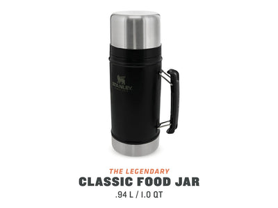Stanley Classic Legendary Food Jar 1.0qt /940ml Matte Black Pebble - foto 2
