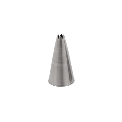 Paderno Bocchette per Decorare Foro Stella Festonato in Acciaio Inox Confezione 6 Pezzi