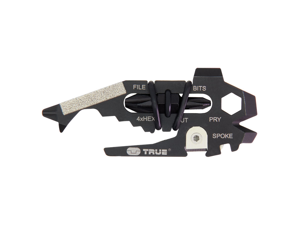True Utility FISHFACE multi-tool 18 funzioni portachiavi 70x29x9,5 mm