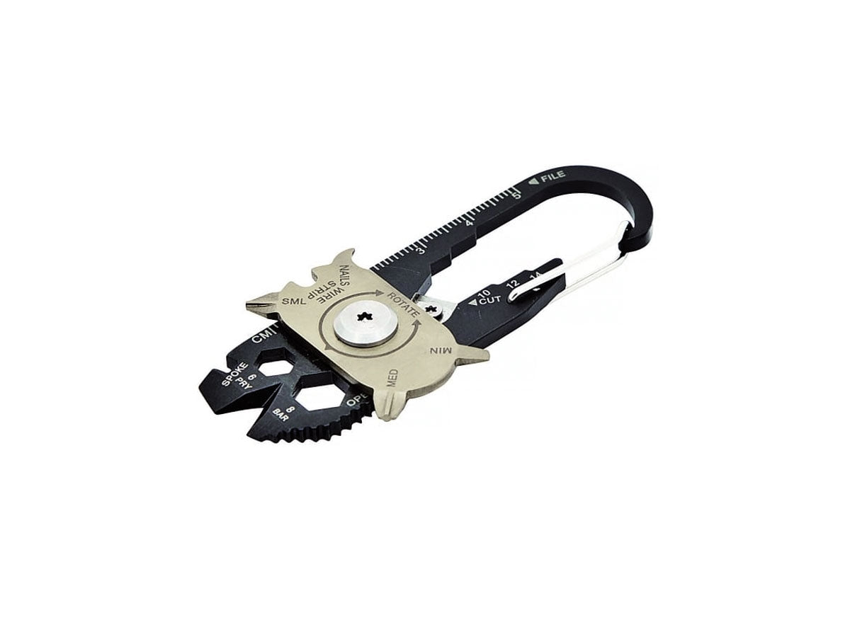 True Utility FIXR multi-tool 20 funzioni con 5 chiavi esagonali portachiavi