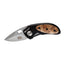 True Utility JACKNIFE coltello portachiavi 420 stainless manico alluminio/legno
